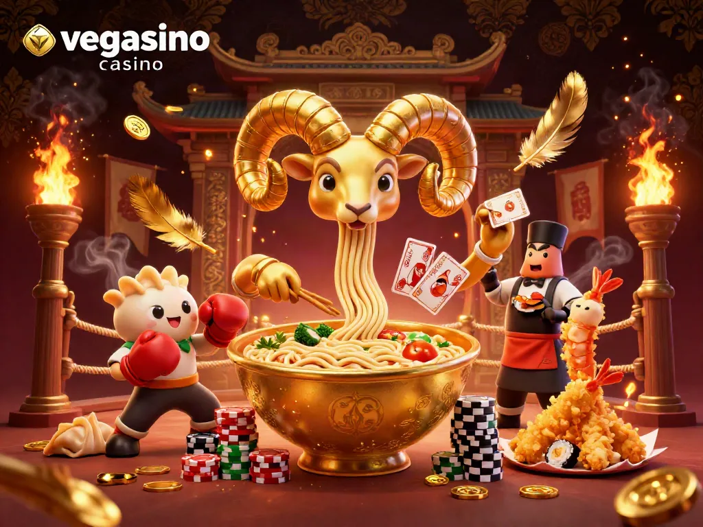 Experience thrilling gameplay at vegasino casino featuring unique characters and vibrant casino elements.