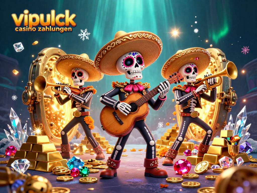 Spielen Sie bei VIPLuck Casino Zahlungen mit einer aufregenden 3D-Illustration von Lebendigem Spiel & Gewinnchancen.