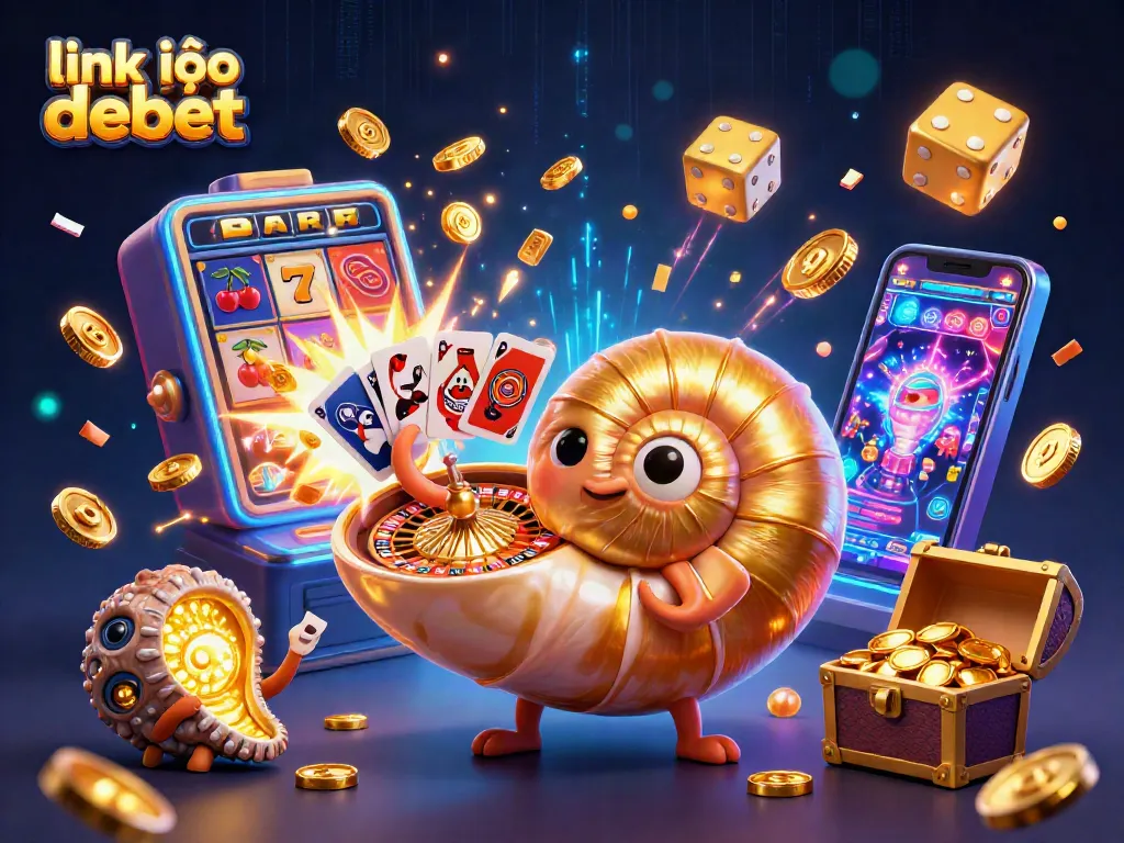 Win big with link vào debet, featuring an ancient nautilus roulette and vibrant casino elements.