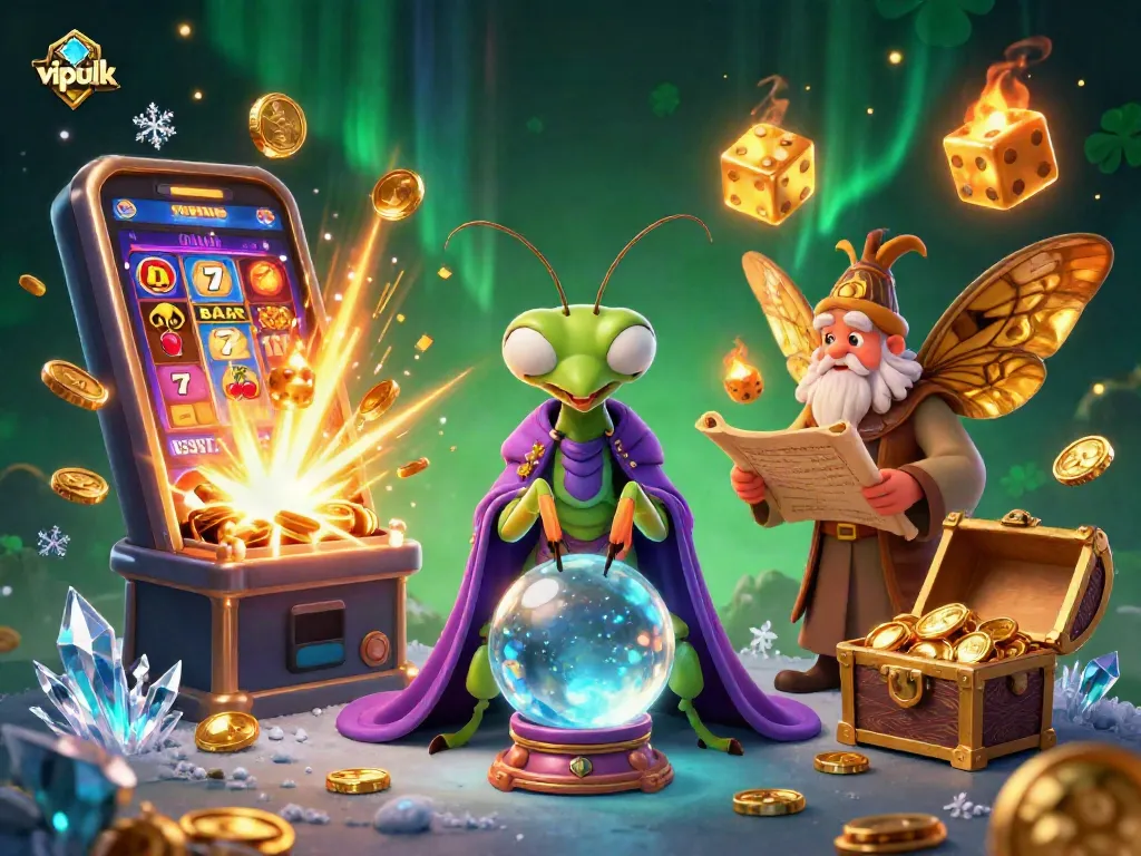 Experience the vibrant excitement of vipluck with dynamic casino games and bonuses illustrated here.