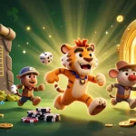 Experience Sunwin's dynamic gaming environment with caveman characters in a prehistoric casino.