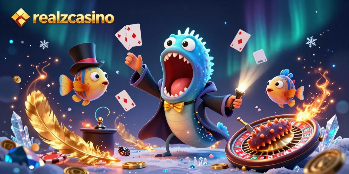 Spiele im realzcasino: Biolumineszente Kreaturen und Kartentricks im Casino-Ambiente