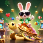 Sunwin portrays a thrilling casino adventure with animated characters and vibrant gaming elements.